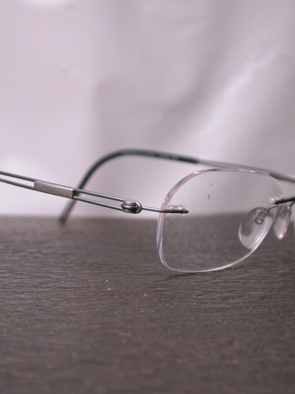 Silhouette Titan Frameless Light Blue Green Wire Eyeglasses Made in Austria